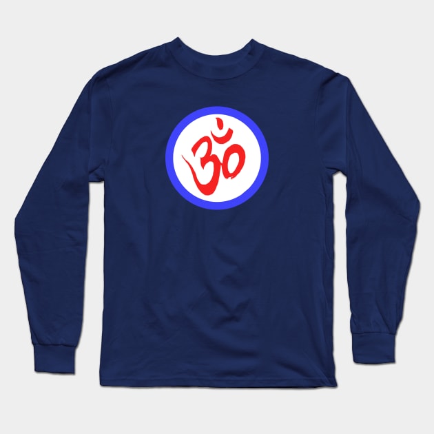 Spiritual Awakening OM Yoga Meditation Long Sleeve T-Shirt by PlanetMonkey